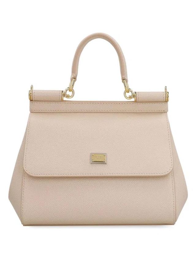 Small Sicily Top-handle Bag In Pink Product Image