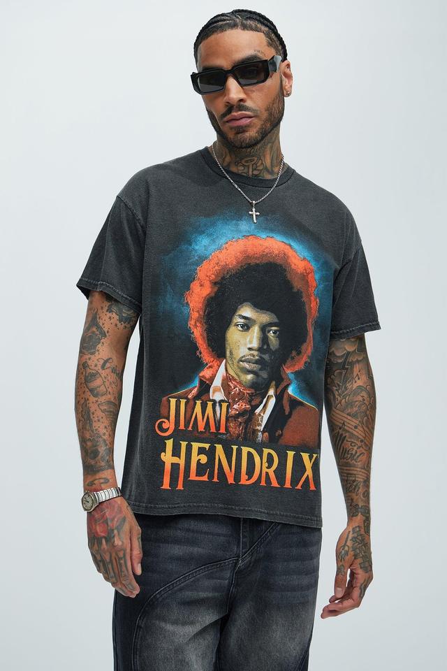 Jimi Hendrix Changes Short Sleeve Tee - Black Product Image