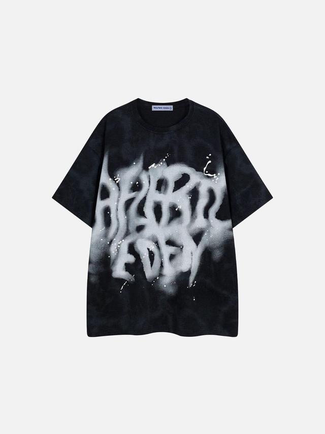 Aelfric Eden Abstract Print Washed Tee Product Image