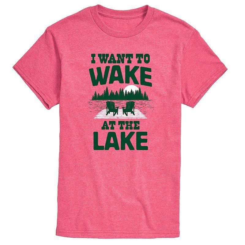 Mens I Want To Wake At The Lake Graphic Tee Product Image