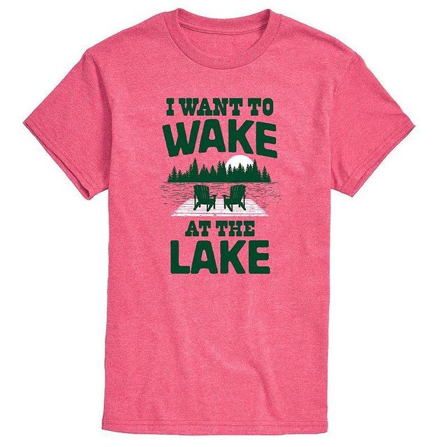 Mens I Want To Wake At The Lake Graphic Tee Product Image