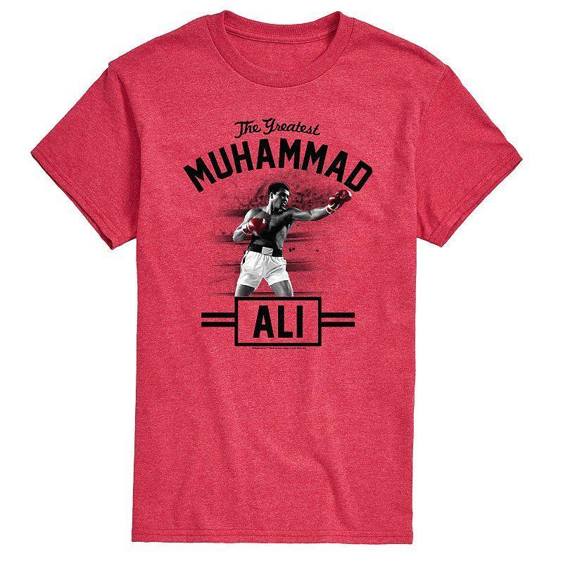 Mens Muhammad Ali Standing Tall Tee Red Product Image