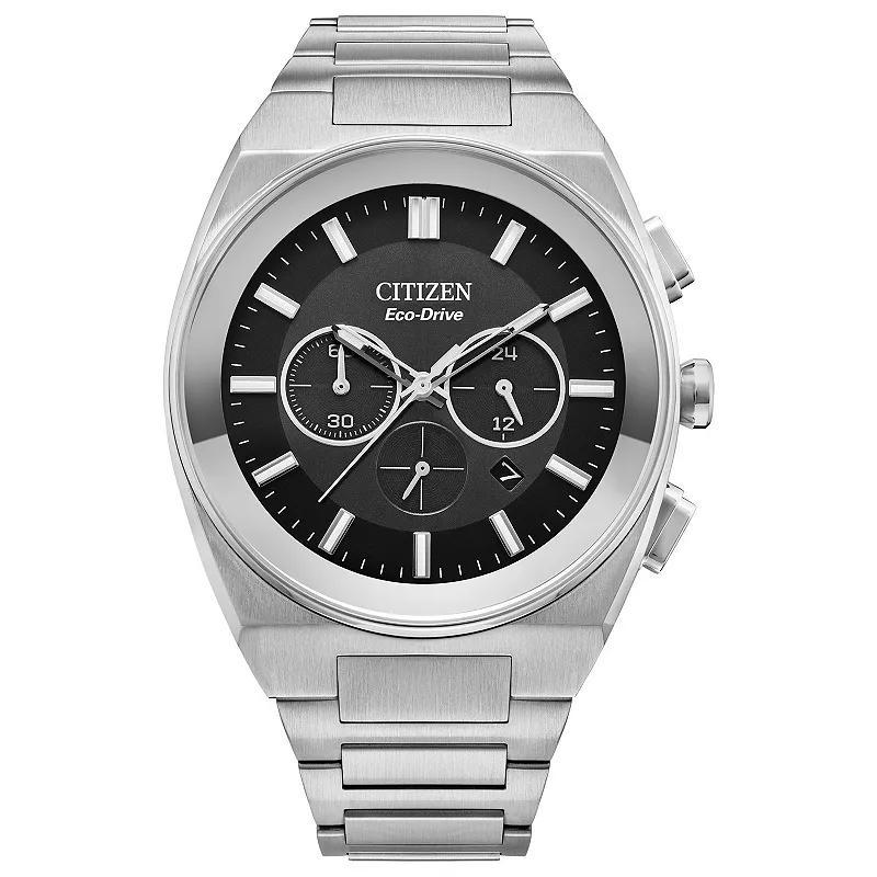 Citizen Mens Gold Eco-Drive Water Resistance 50 Stainless Steel Bracelet Watch Product Image