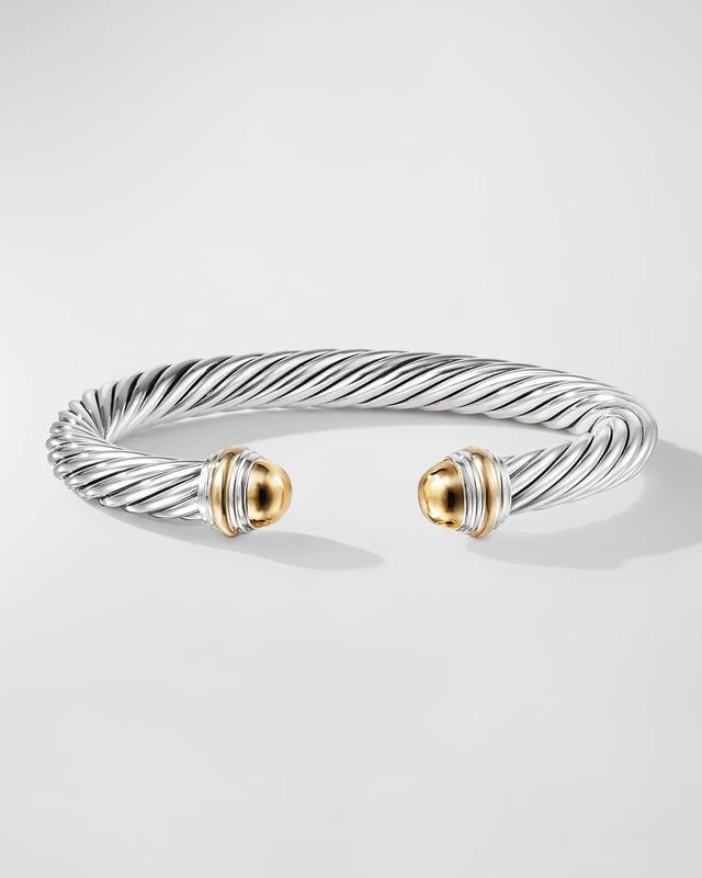 David Yurman Cable Classics Bracelet with Prasiolite and 14K Yellow Gold Product Image