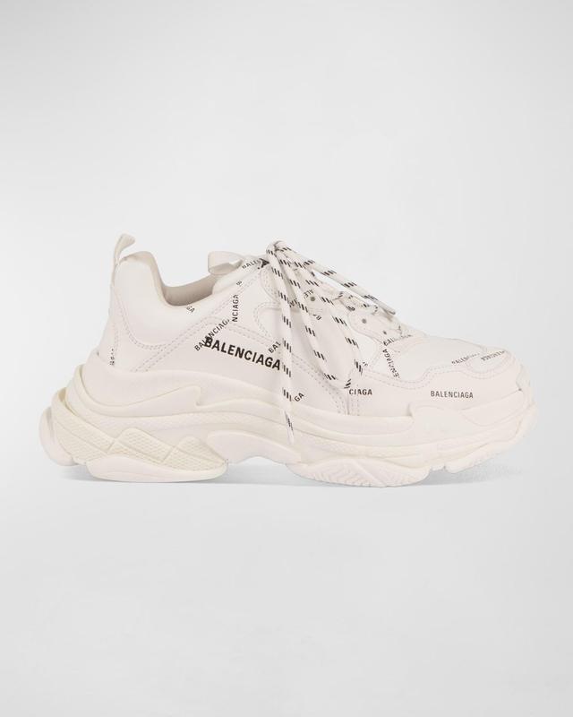 Men's Allover Logo Triple S Sneakers Product Image