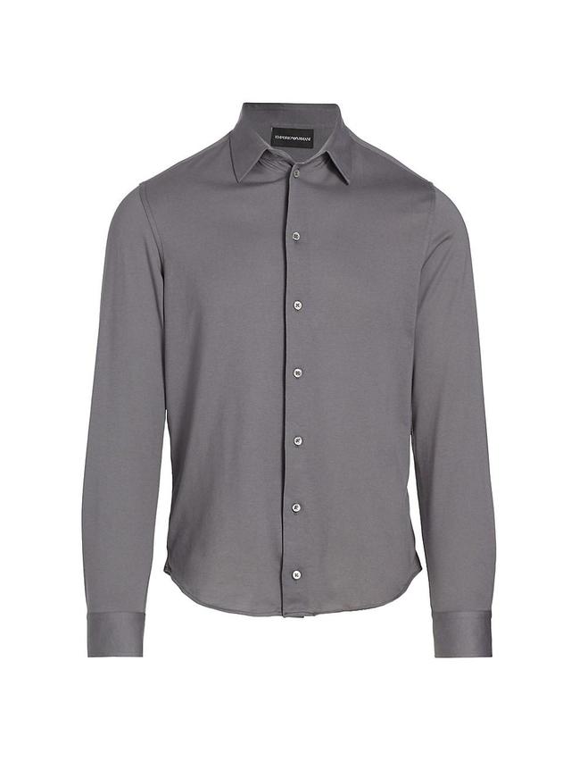 Mens Cotton Sport Long-Sleeve Shirt Product Image