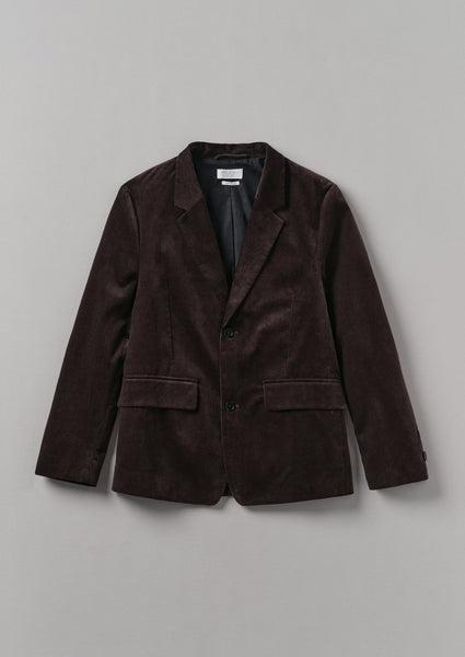 Easy Tailored Organic Cord Jacket | Chestnut Product Image