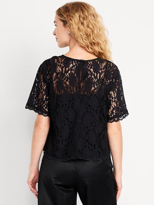 Lace Shell Top Product Image