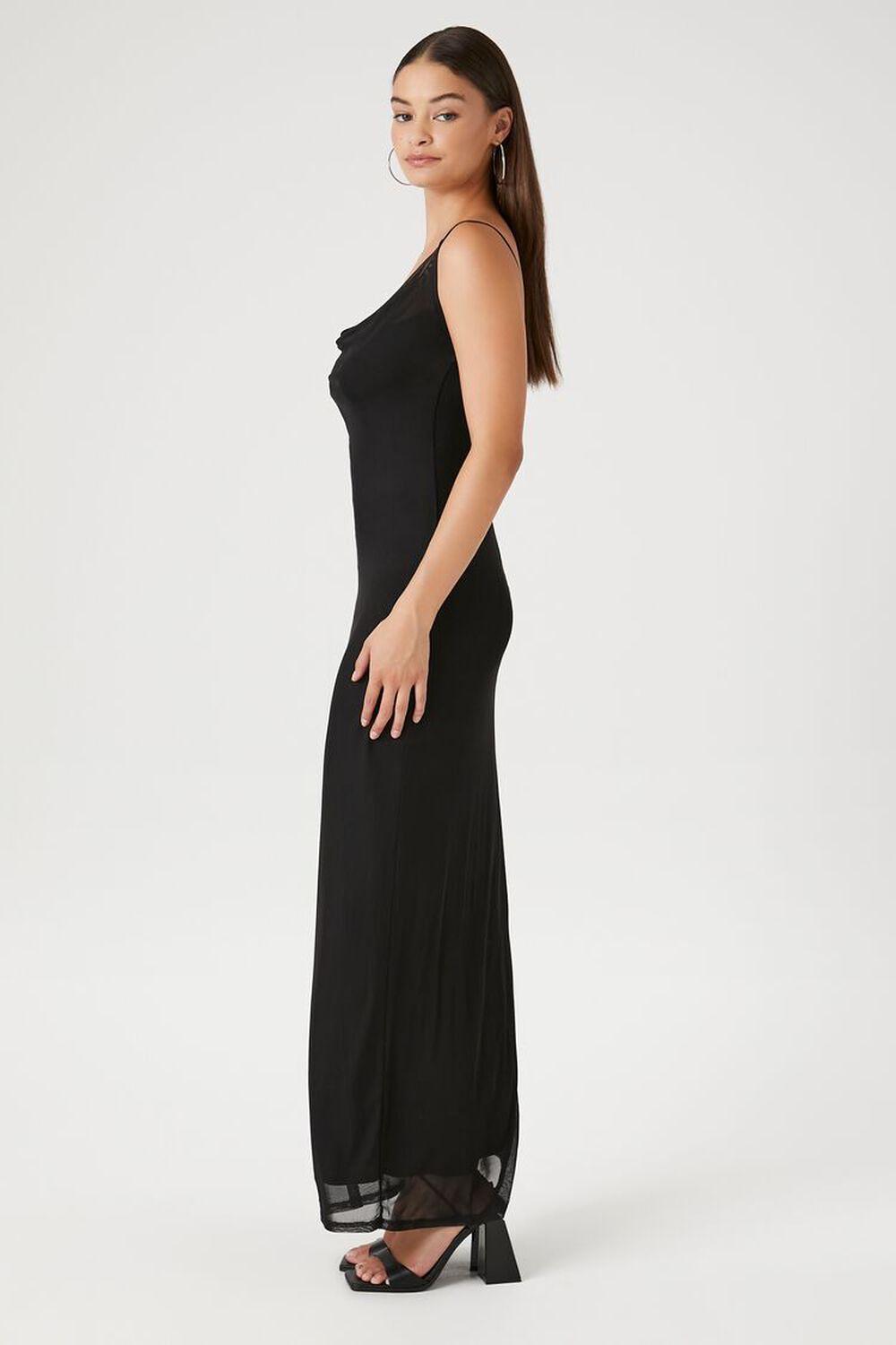 Mesh Cowl Neck Maxi Dress | Forever 21 Product Image