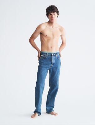 Standards Straight Fit Stone Indigo Selvedge Jeans Product Image