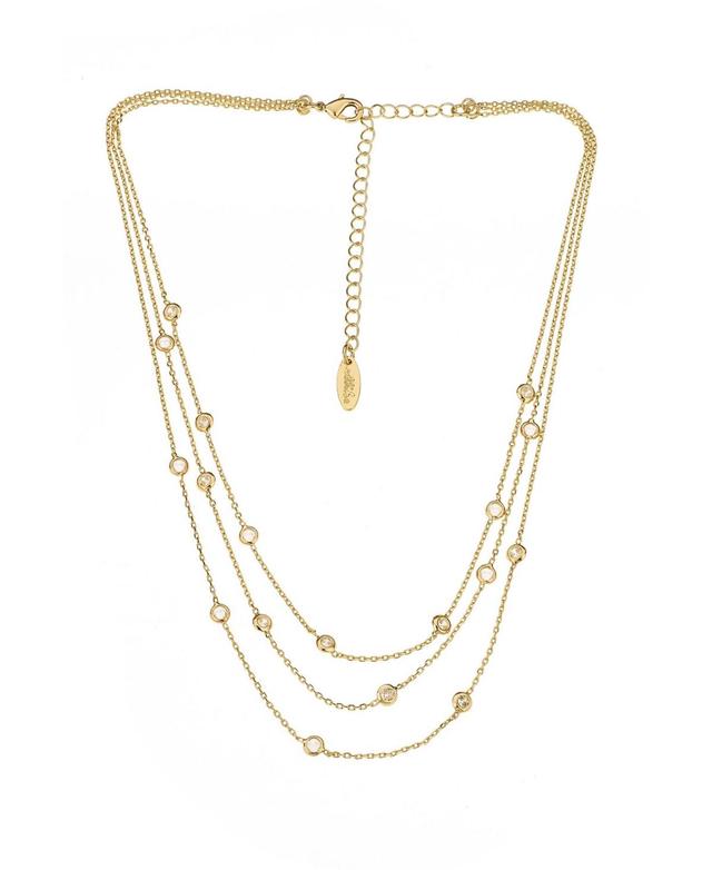 Ettika Crystal Station Layered Necklace Product Image