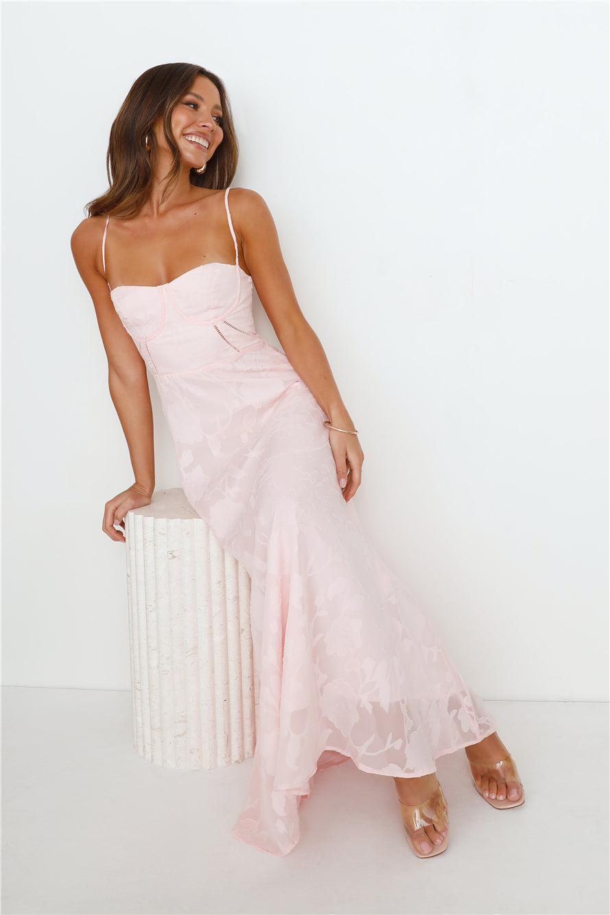 Softest Sand Maxi Dress Pink Product Image