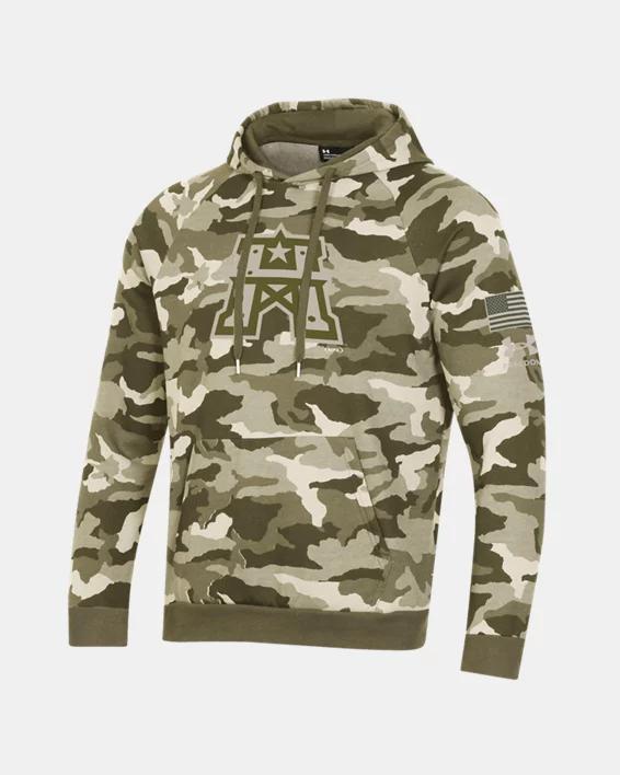 Mens UA Rival Fleece UFL Camo Hoodie Product Image