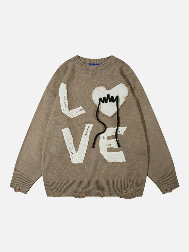 Aelfric Eden Love Creative Applique Sweater Product Image