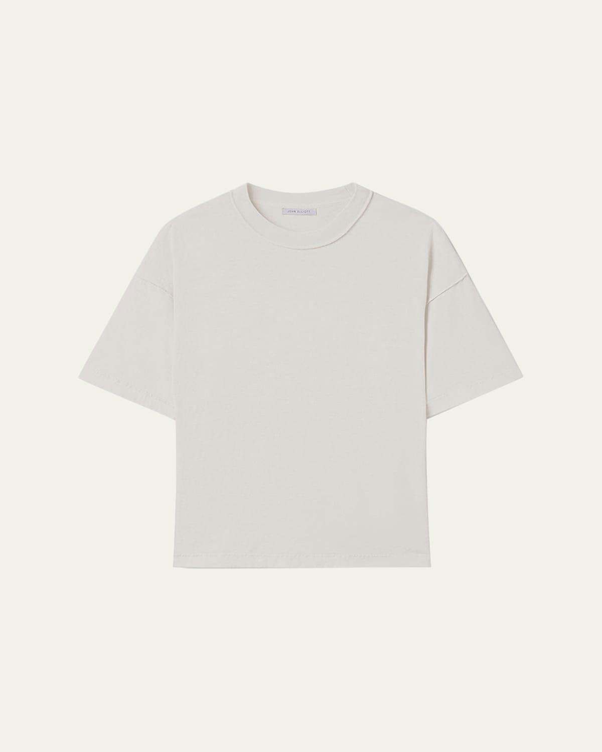 Mens Reversed Cotton Crop T-Shirt Product Image