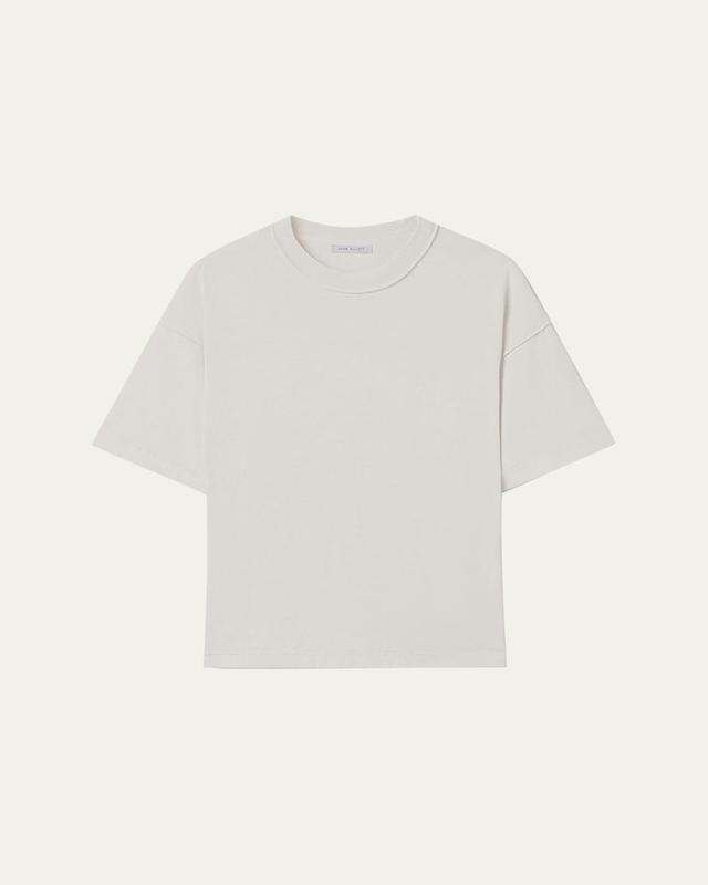 Mens Reversed Cotton Crop T-Shirt Product Image