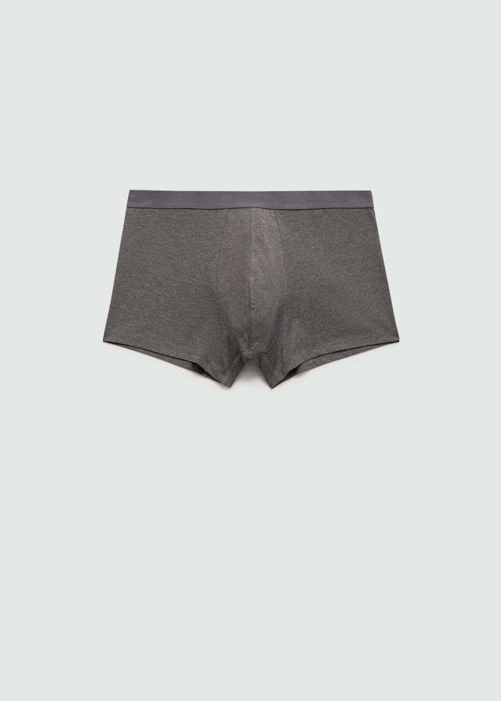 3-pack cotton boxers - Men | MANGO USA Product Image