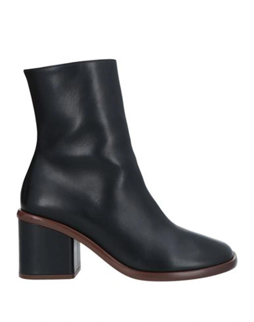 CHLOÉ Ambre Lambskin Ankle Booties In Black product image