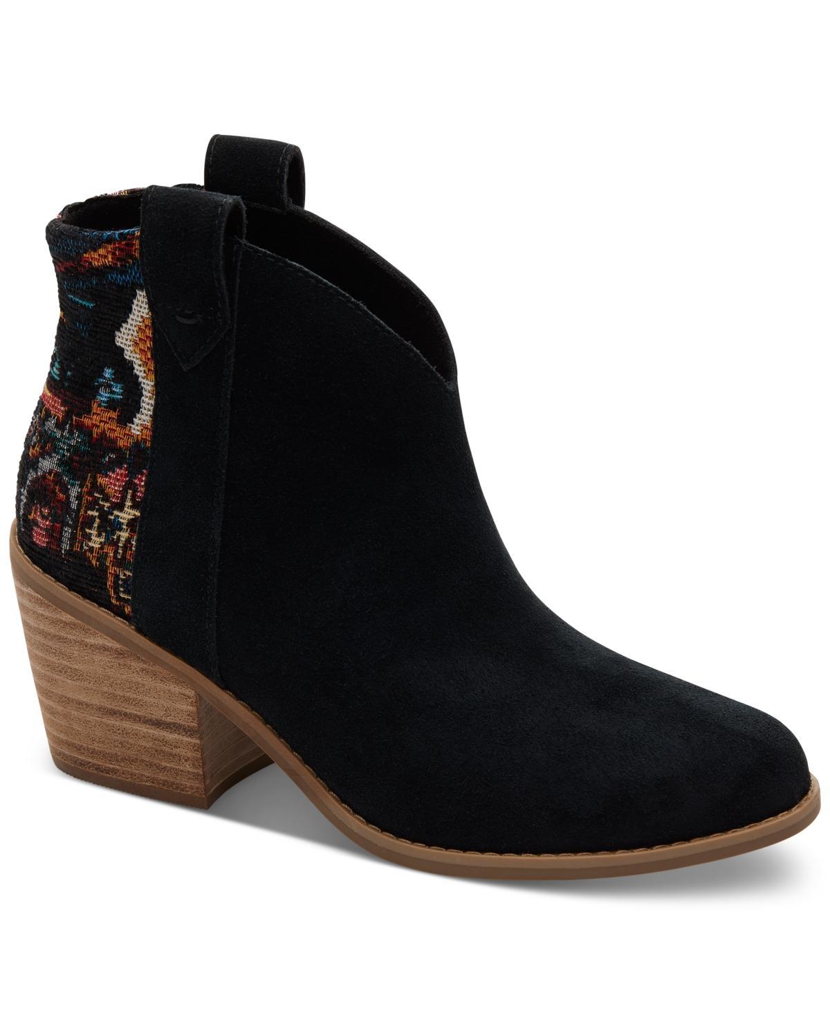 Toms Womens Constance Pull On Western Booties Product Image