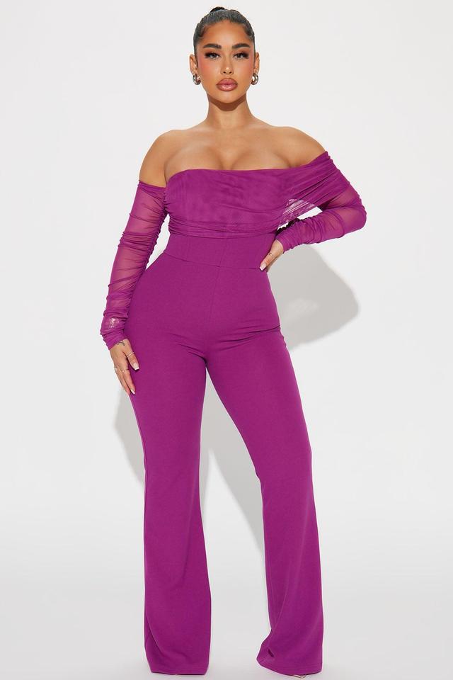 Pretty Date Jumpsuit - Magenta Product Image