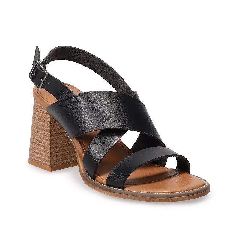 Sonoma Goods For Life Womens Strappy Heeled Sandals product image