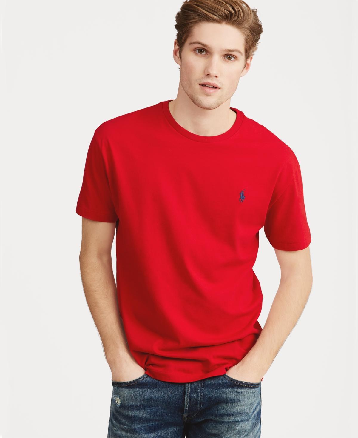 Polo Ralph Lauren Mens Classic Fit Crew Neck T-Shirt Product Image