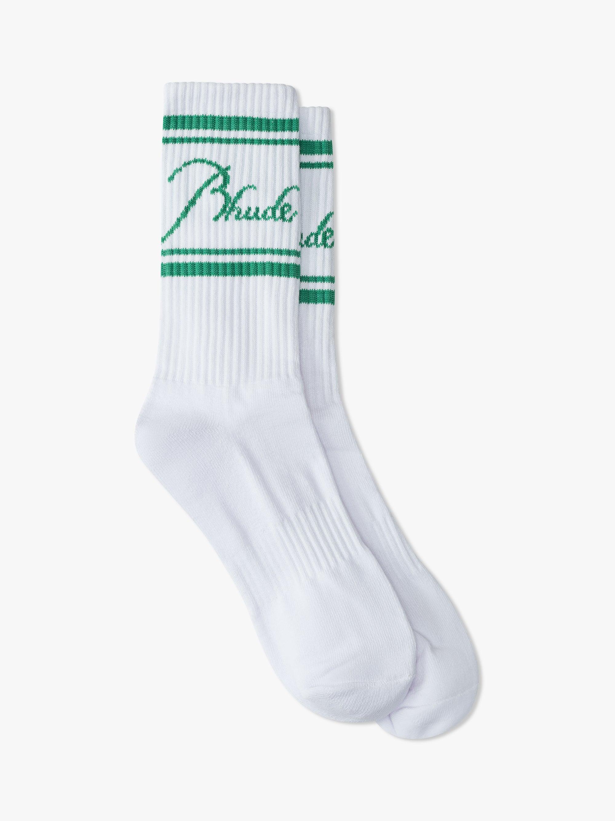 RHUDE SCRIPT LOGO SOCK Male Product Image