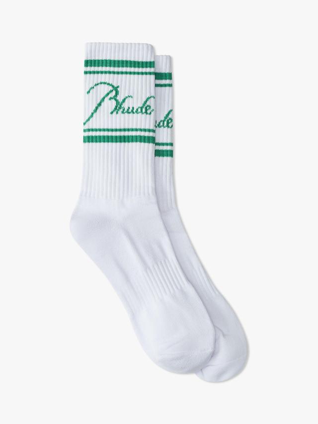 RHUDE SCRIPT LOGO SOCK Male Product Image