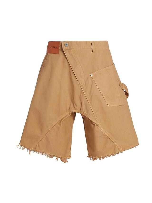 Mens Twisted Cotton Workwear Shorts Product Image