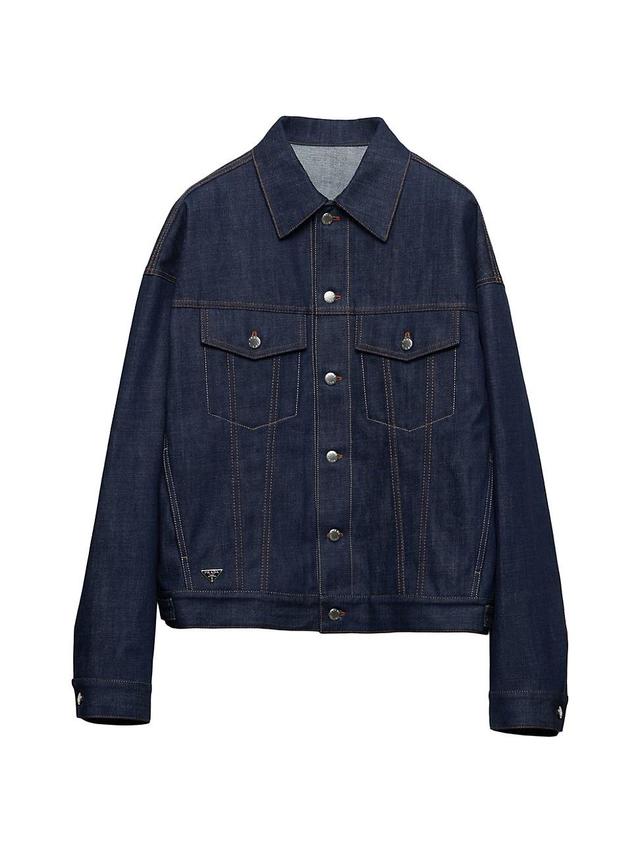 Mens Selvedge Denim Blouson Jacket Product Image