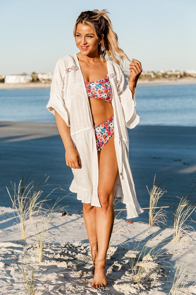 Crystal Waters White Swimsuit Cover Up FINAL SALE Product Image