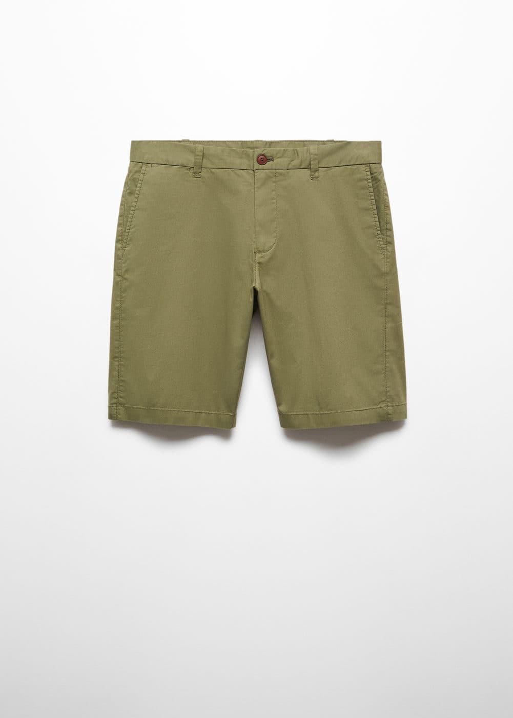 MANGO MAN - Chino Bermuda shorts khakiMen Product Image