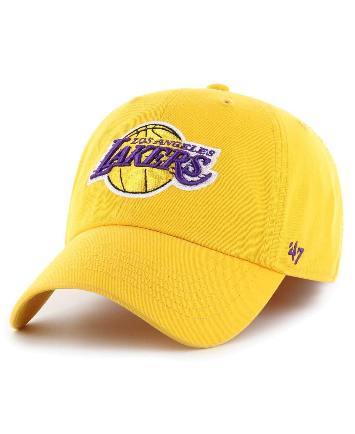 Mens 47 Brand Gold Los Angeles Lakers Classic Franchise Fitted Hat Product Image