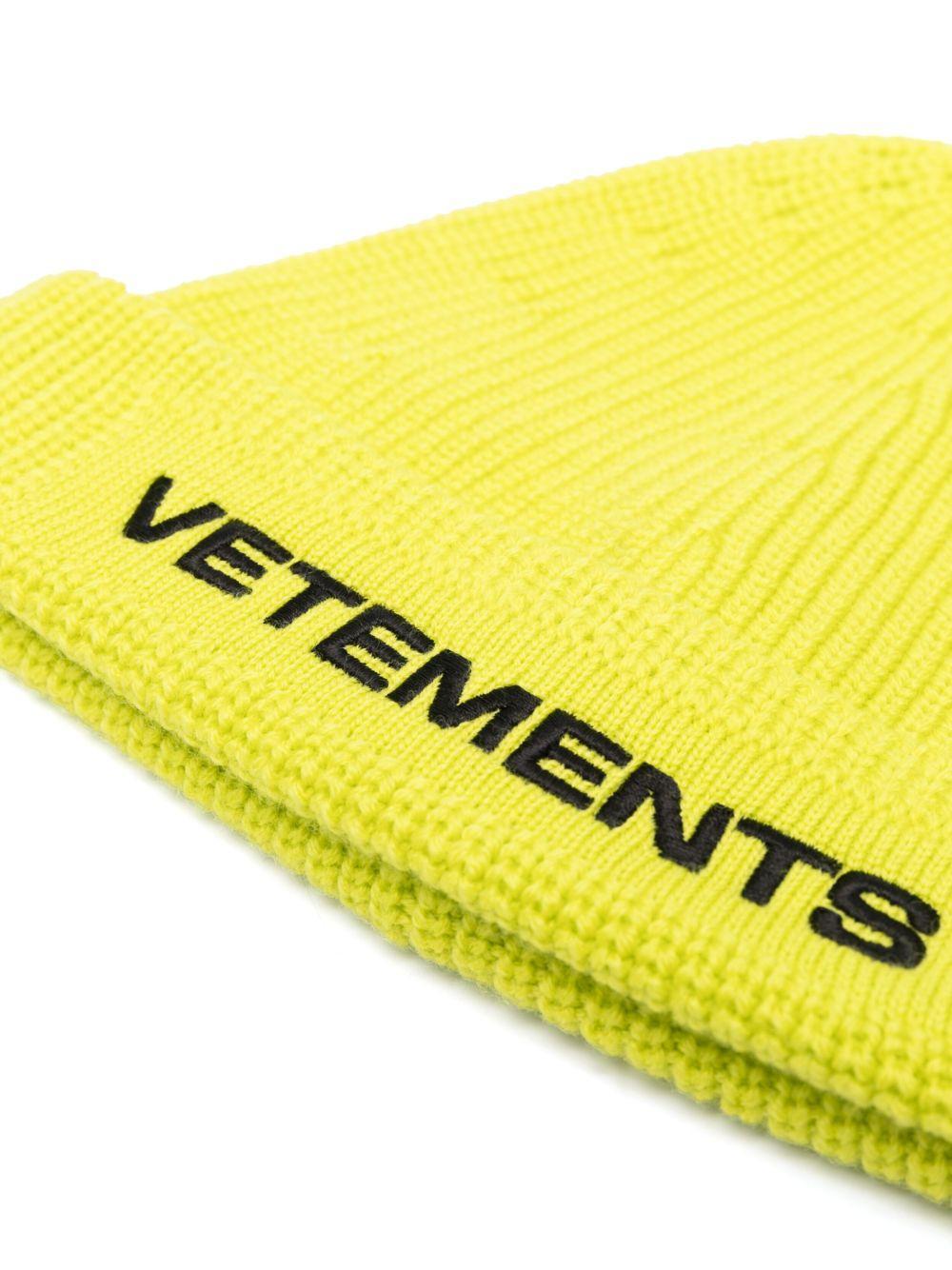 Wool Hat In Yellow Product Image