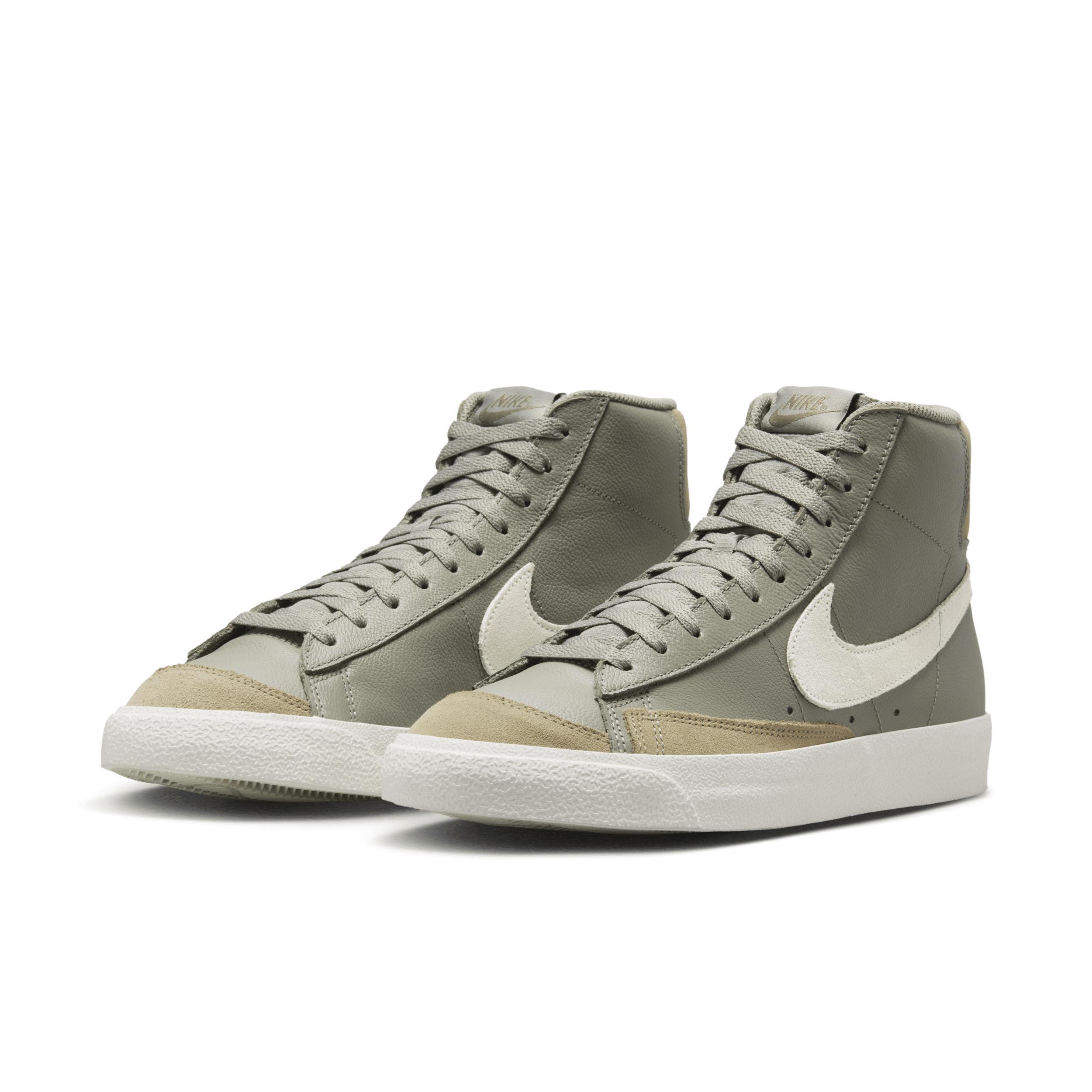 Blazer Mid '77 Premium Sneaker In Dark Stucco/phantom/olive Product Image