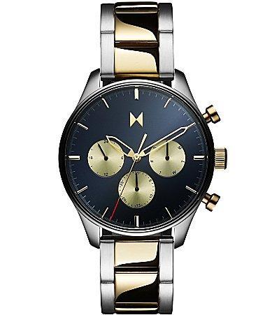 MVMT Mens Airhawk Multifunction Two Tone Stainless Steel Bracelet Watch Product Image