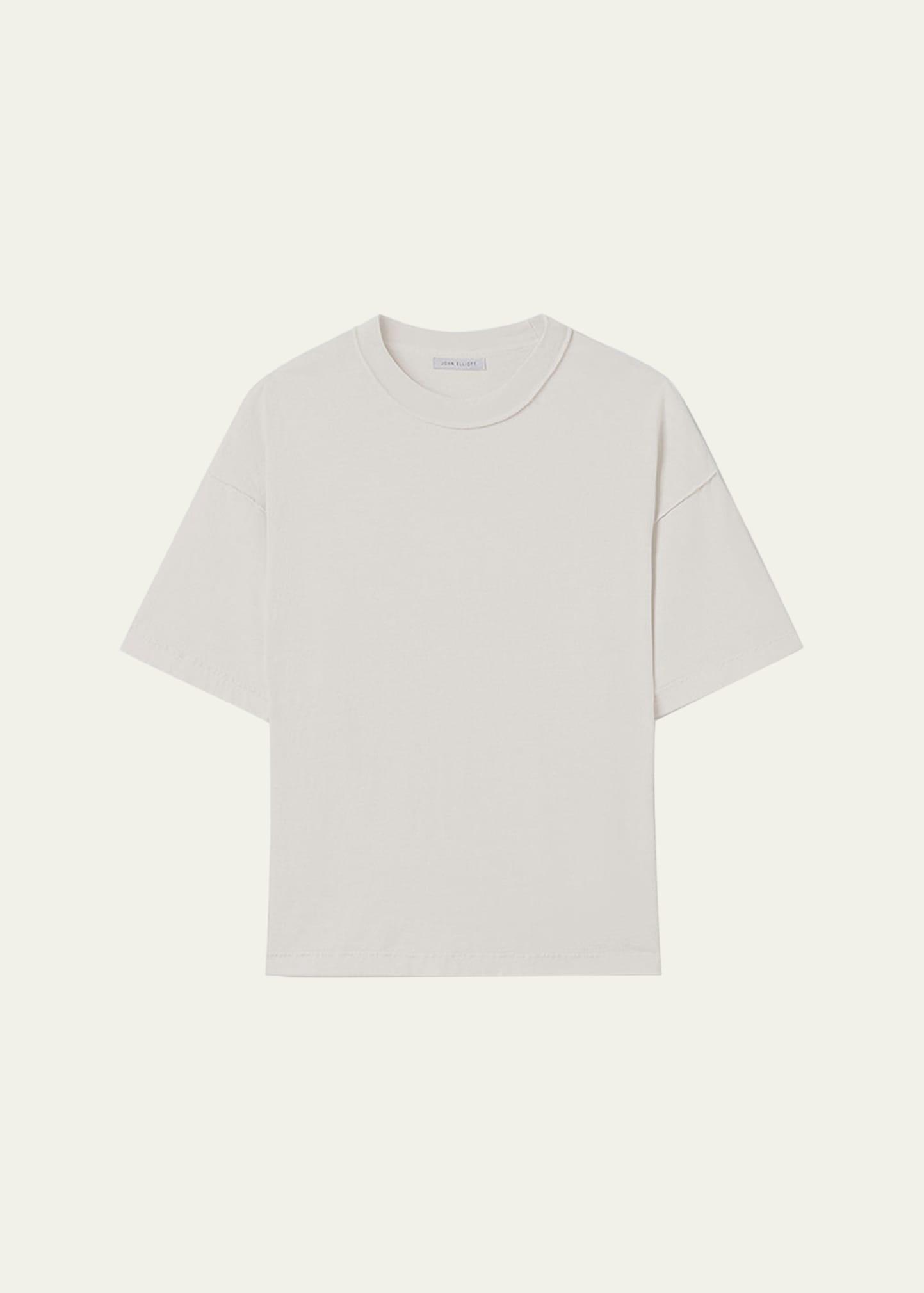 Mens Reversed Cotton Crop T-Shirt Product Image