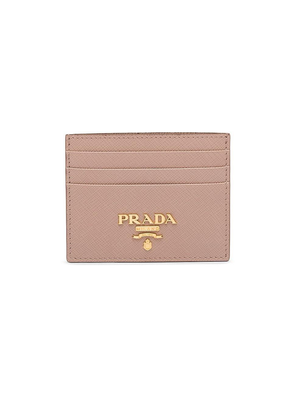 Womens Saffiano Leather Card Holder Product Image