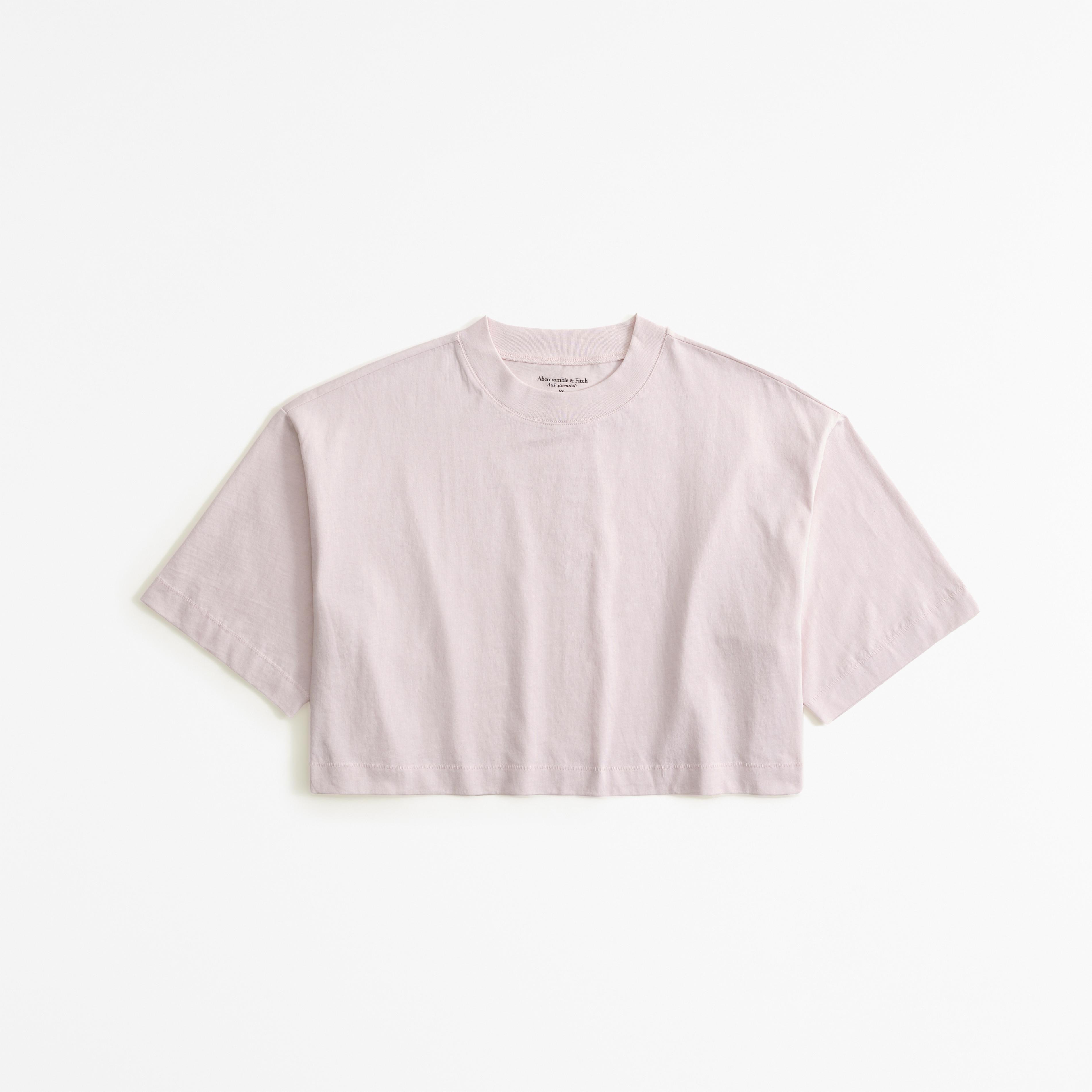 Essential Premium Polished Cropped Tee Product Image