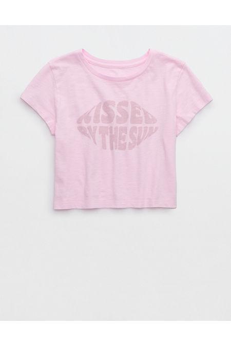 Aerie Cropped Graphic Baby T-Shirt Women's Product Image