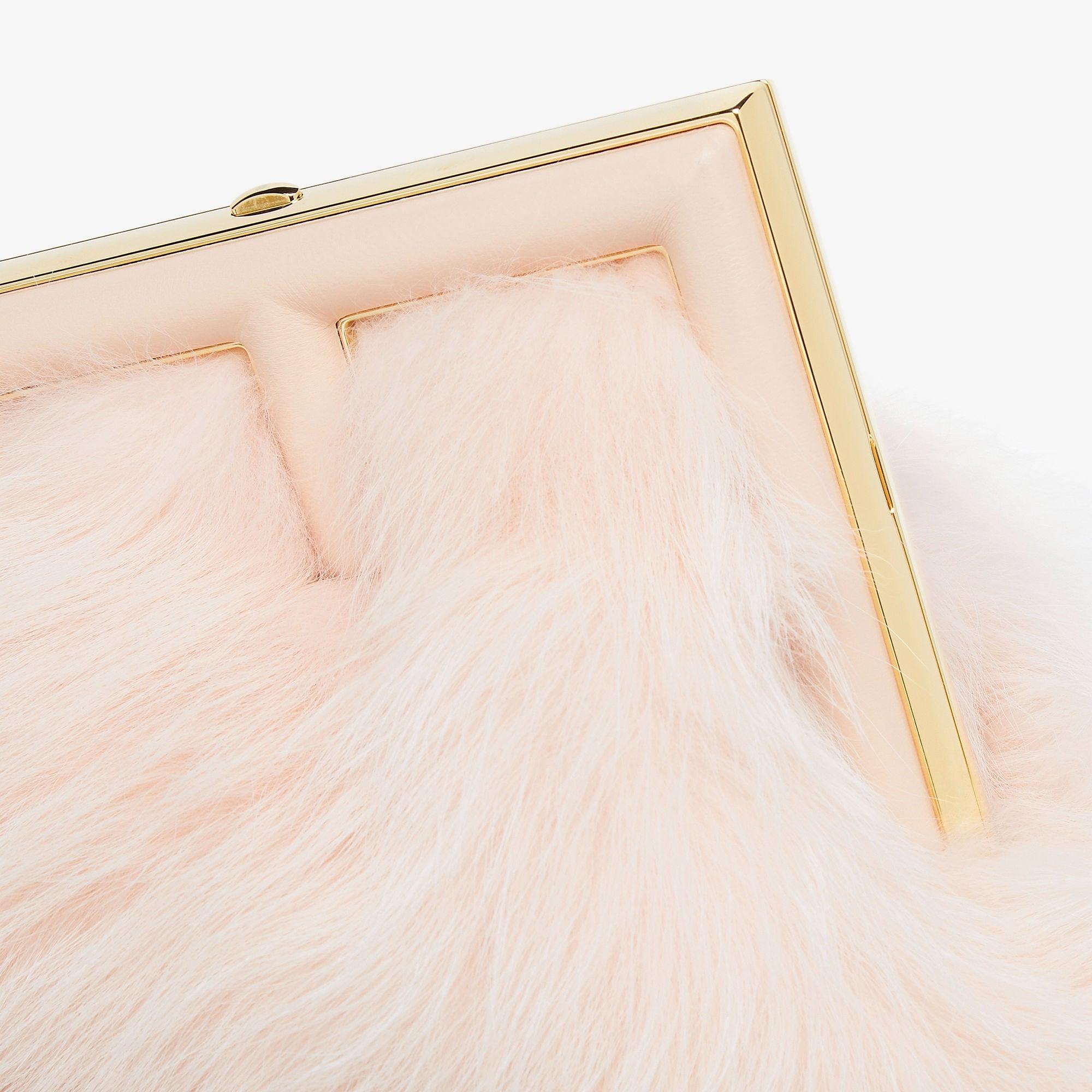 Fendi First SmallPale pink fox fur bag Product Image