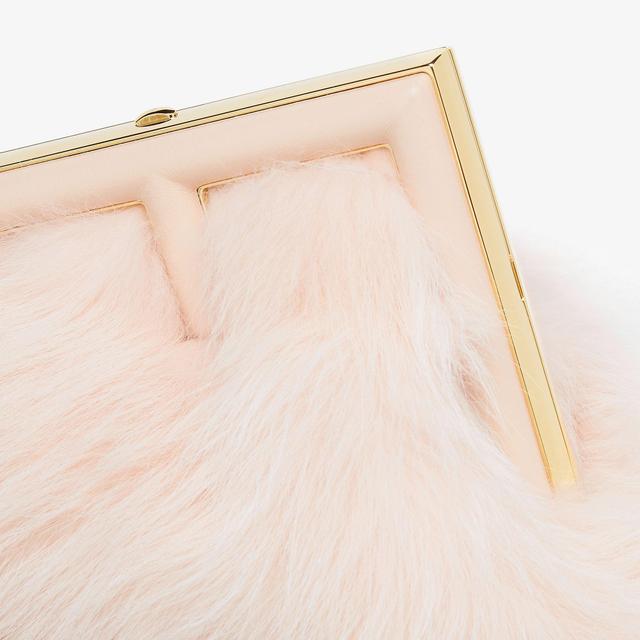 Fendi First SmallPale pink fox fur bag Product Image