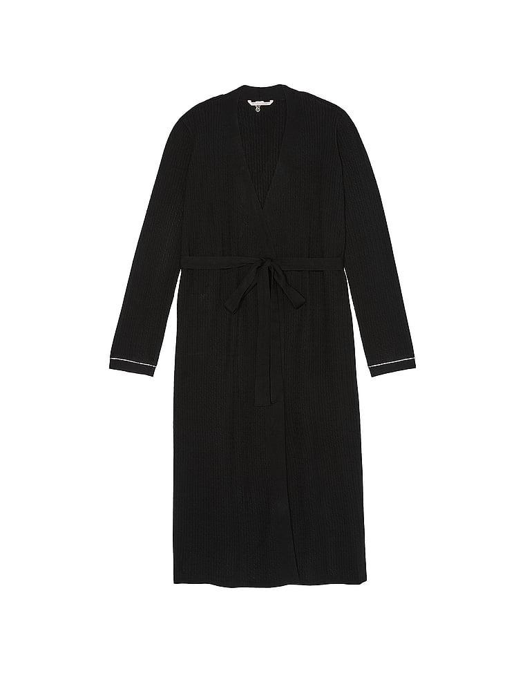 Luxe Cable-Knit Shine Wrap Robe Product Image