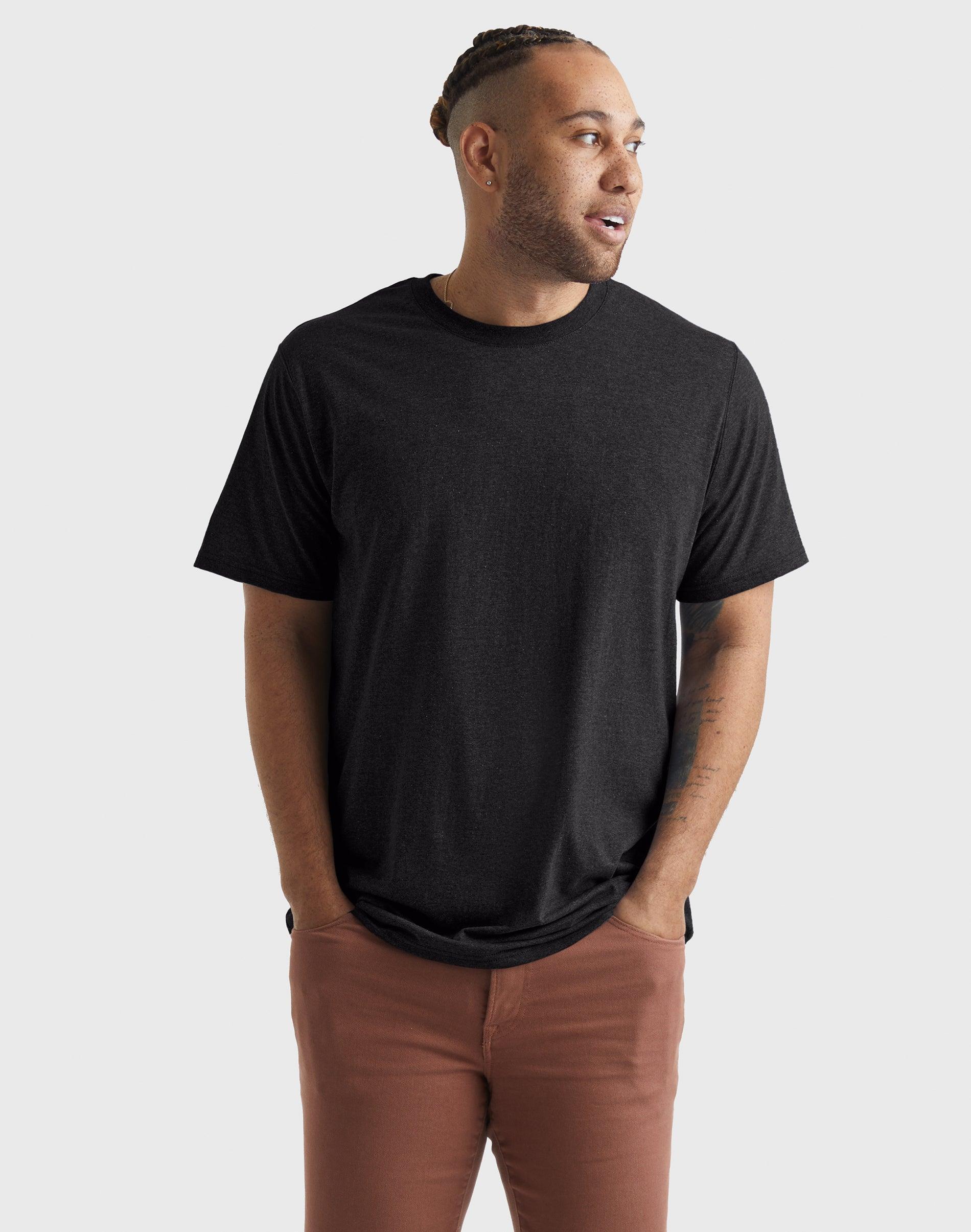 Mens Hanes Originals Tri-Blend Jersey Tee Product Image