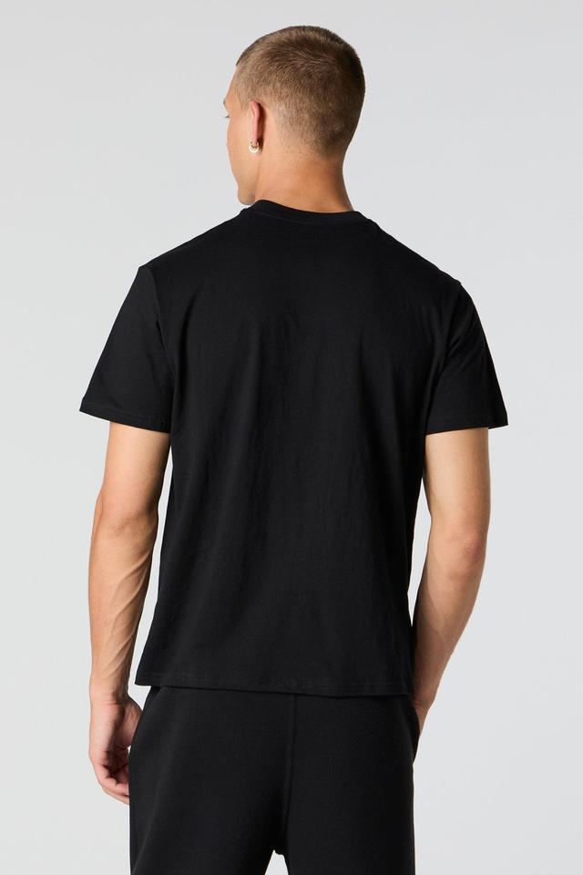 Solid Crewneck T-Shirt Male Product Image