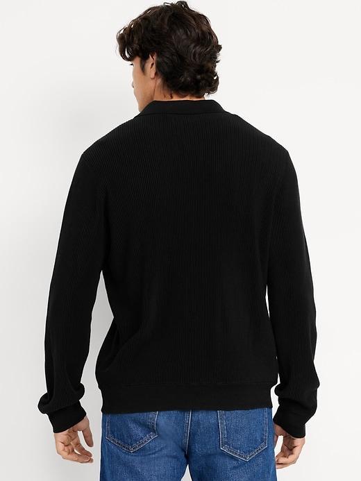 Relaxed Fit Polo Sweater Product Image