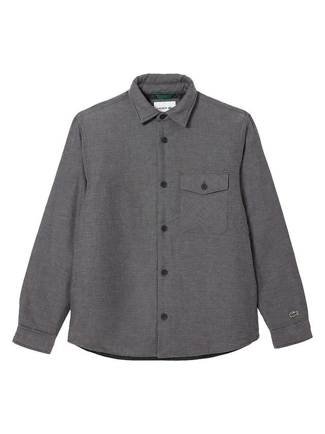 Mens Long-Sleeve Cotton Overshirt Product Image