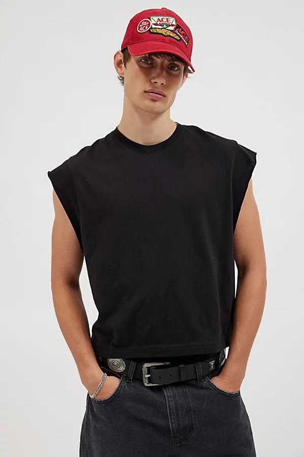 BDG Grayson Solid Cutoff Muscle Tee Mens at Urban Outfitters Product Image