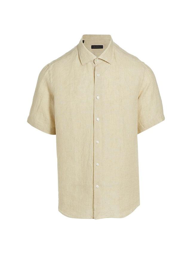 Mens COLLECTION Linen Short-Sleeve Shirt Product Image