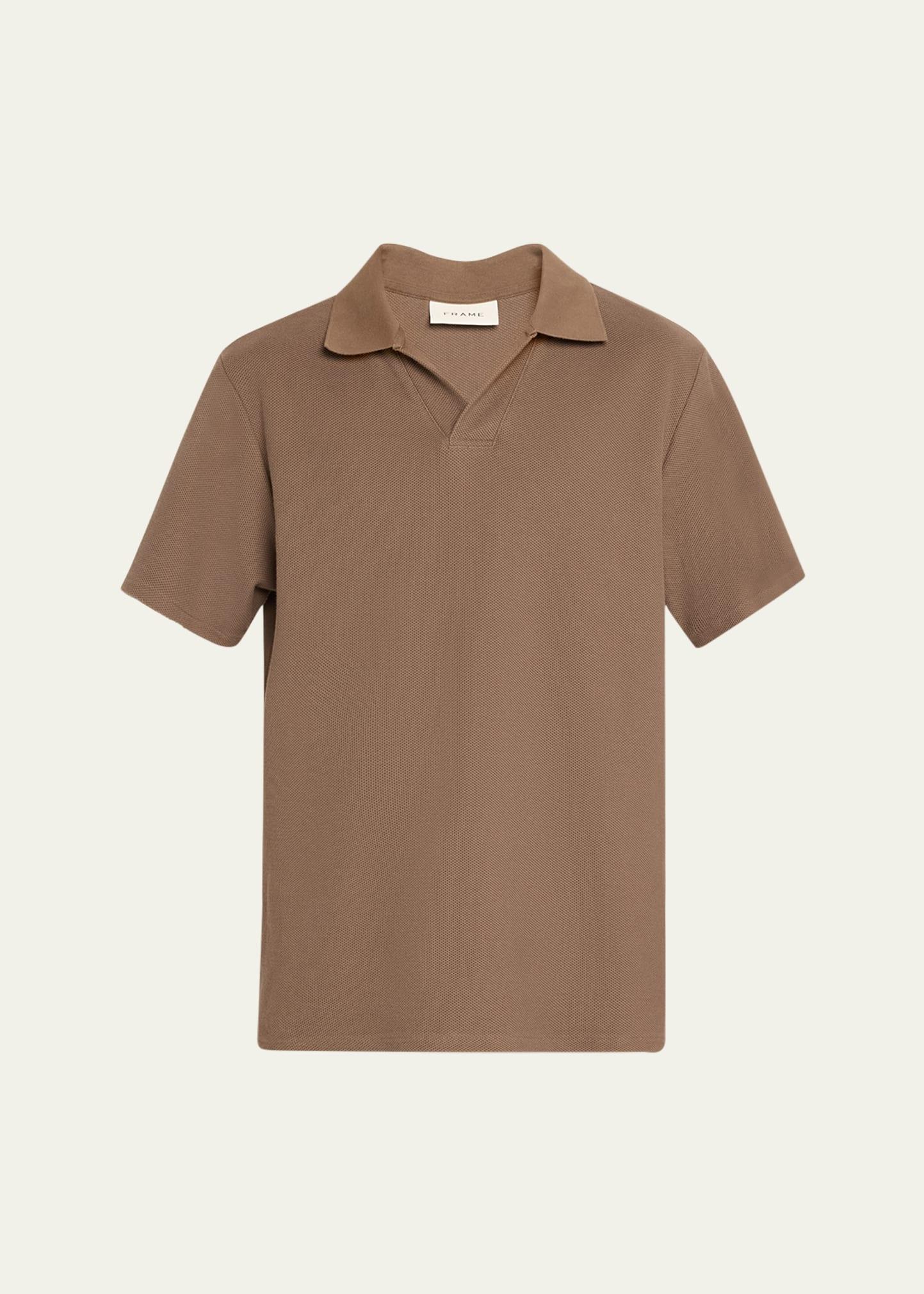 Mens Jacquard Polo Shirt Product Image